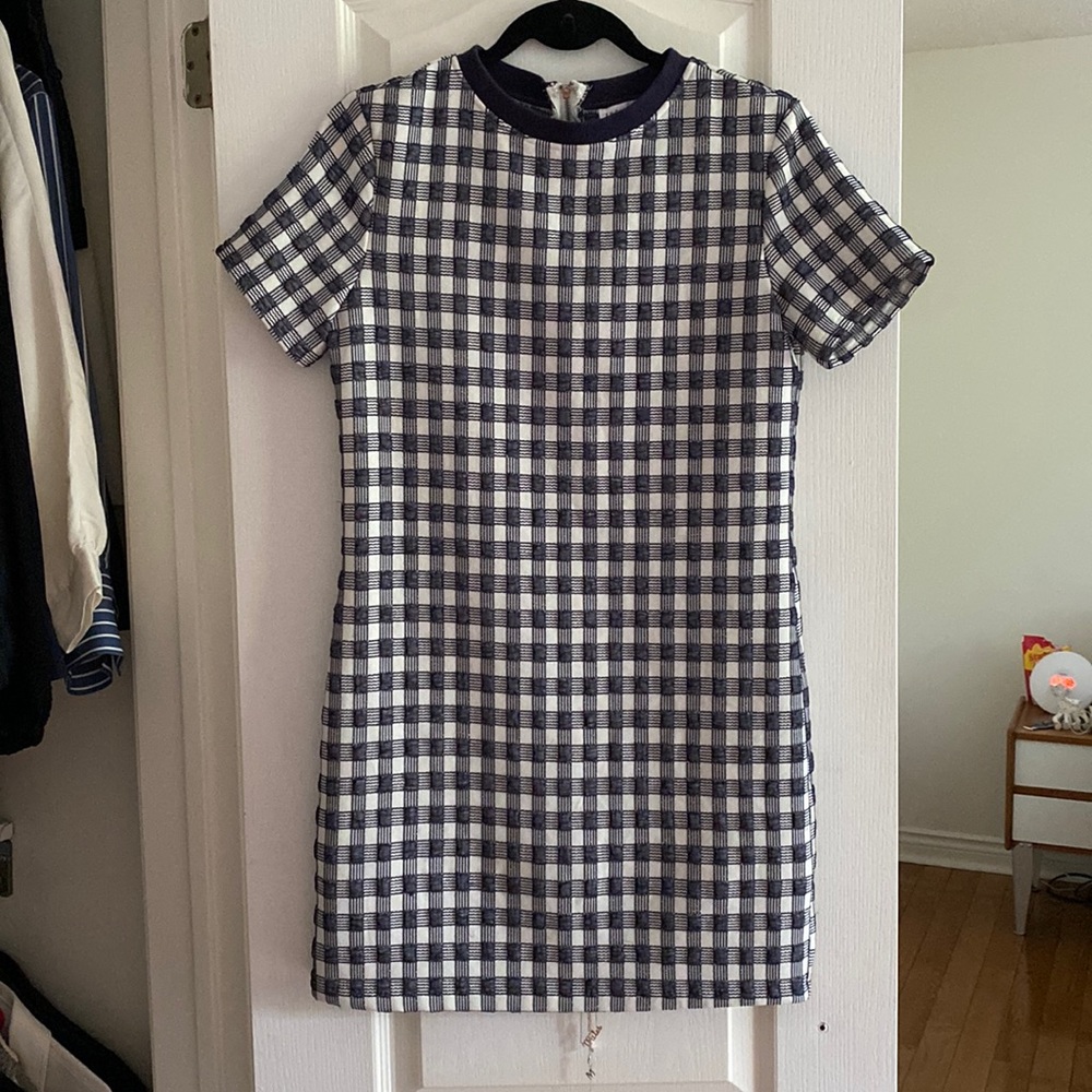 English Factory Gingham Mini Dress size Small